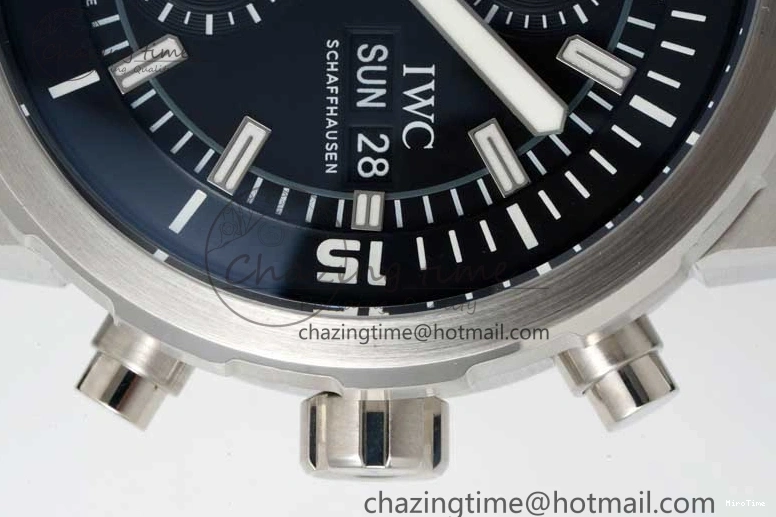 MIROTIME 1226 Aquatimer Chrono SS RSF 1:1 Best Edition Black Dial on Black Rubber Strap A EyeCatching 7073